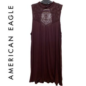 DISCOUNTED SHIPPING  🔹NWOT AEO Lace High-neck Dress